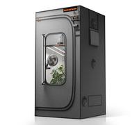 Spider Farmer Mater Series 3x3 Grow Tent, 36"x36"x72", Enlarged Zippered Observation Window, 2000D Thickened Oxford Fabric, Multi-Device Connectivity for Indoor Plant Growing SF2000Pro, SE3000, G3000