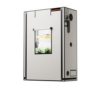SPIDER FARMER Pro Series 4.6 x 2.3 x 6.6 m Grow Tent for Cultivation, 140 x 70 x 203 cm with Roller Door, Observation Window, Floor Tray, Reinforced 2000D Mylar Fabric, 4x2 for
