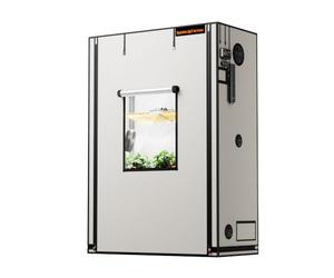 SPIDER FARMER Pro Series 4.6 x 2.3 x 6.6 m Grow Tent for Cultivation, 140 x 70 x 203 cm with Roller Door, Observation Window, Floor Tray, Reinforced 2000D Mylar Fabric, 4x2 for