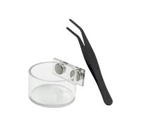 Spider Feeding Bowl - ABS, Jumping Spider Feeding Bowl with Magnetic Stand | Compact Water Dispenser, Reptile Habitat - For Lizards, Snakes, Praying Mantis, Scorpions, Einsieden