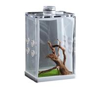 Spider Feeding Box - Fish Selection Tanks | Transparent Spider Cage for Invertebrates, Reptile and Amphibian Enclosure, Aquatic Breeding Container for a U