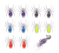 Spider Fishings Bait - Artificial Lure Flexible Legs, High Attraction Design, Non Slip Premium Fishingg Accessory | Ideal For Bass Fishinng Lake River Pond Lifelike Movement And Strong Performance