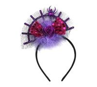 Spider Hair Band, Spider Web Helmet | Festival Headpiece Shiny Hair Hoop with Spider | Lightweight Shaped Headwear, Headwear for Cosplay, Prom Party