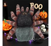 Spider Hand Puppet, Halloween Spider Puppets Toy, Sweep Puppet For Children, Scary Animal Dolls For Storytelling, For Kids Adults Halloween Party