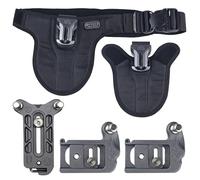 SPIDER HOLSTER - SpiderPro Mirrorless Dual Camera System v2 for Carrying TWO Professional Cameras and Heavy Gear Featuring Belt with Built-In Self-Locking Camera Holsters for Quick-Draw Camera Access