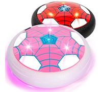 Spider Hover Football 2 Pack - LED Light Up Soccer Ball Toys for Kids Ages 3-12, Indoor Outdoor Games, Birthday for Boys Girls(PR)