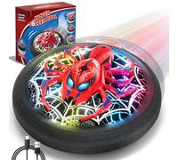 Spider Hover Football for Kids, Air Power Soccer Ball with LED Lights & Rechargeable Battery for 3-12 Year Boys, Indoor Games Christmas Birthday Gift for Boys Girls Age 3 4 5 6 7 8-12