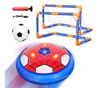 Spider Hover Soccer Ball Set, Rechargeable Hover Ball with LED Lights, Hover Football With Goals, 2 in1 Hover Football Set Kids Toys for Girl Boy 3-12 Ages
