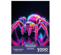 Spider Jigsaw Puzzles Puzzles for Adults Kids. 1000 Pieces Animal Whimsical Challenge Toy Educational Game Home Decoration for Educational Games Gifts 70x50cm/1000pcs
