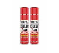 Spider Killer Spray 300ml x 2 Pack - Fast Acting Spider Repellent Spray, Crawling Insect Killer for Home & Garden, Kills Spiders, Ants & Bugs, Long Lasting Protection Indoor Outdoor, 600ml Total