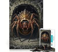Spider King in Dungeon Adults Puzzles 1000 Piece Jigsaws Brain Teaser Home Pastime Image Assembly Memorable Gift 38x52cm