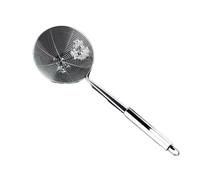 Spider Ladle Skimmers with Handle 1 Stainless Steel Double-Handled Round Spoon, Reinforced and Thicker, for Kitchen and Restaurant Use: Frying, Fish, Noodles(Normal -13cm)