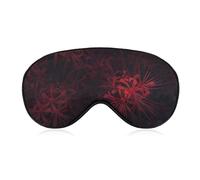Spider Lilies Fashion Sleep Eye Mask Soft Covers for Sleeping with Adjustable Strap
