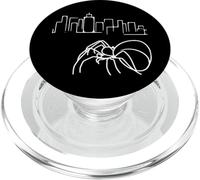 Spider Line Art Entomologist PopSockets PopGrip for MagSafe