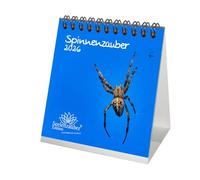 Spider Magic Desk Calendar 10 cm x 10 cm for 2026 Seelenzauber