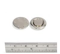 Spider Magnetics Ltd Magnetic Fastener for Craft Jewellery Brooch Name Tag Badge Corsage Button Hole (100)