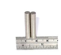 Spider Magnetics Ltd Small Magnets 5x0.5 mm Neodymium Disc round thin craft disk 5mm dia x 0.5mm (100)