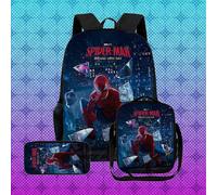 Spider-Man 4 New Day School Backpack Bookbag Insulated Lunch Bag Pencil Case Style 1
