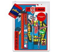 Spider-Man A5 Lined Notebook and Stationery Set (Heroes and Villains Design) - Official Merchandise