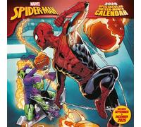 Pyramid International SPIDERMAN (Animated) 2026 Square Wall Calendar - Official 16-Month Marvel Calendar with Dynamic Art - Superhero Gift for Kids, Teens & Comic Book Fans