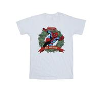 Spider-Man Be Merry Cotton T-Shirt in White | Size: 12-13 Years Spider-Man White 12-13 Years