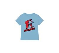 Spider Man Birthday 1 Kids T-Shirt Light Blue | Size: 7-8 Years Spider Man Light Blue 7-8 Years
