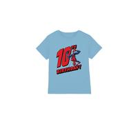 Spider Man Birthday 10 Kids T-Shirt Light Blue | Size: 7-8 Years Spider Man Light Blue 7-8 Years