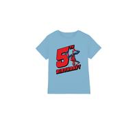 Spider Man Birthday 5 Kids T-Shirt Light Blue | Size: 7-8 Years Spider Man Light Blue 7-8 Years