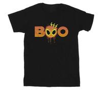 Spider-Man Boy's Boo Cotton T-Shirt in Black | Size: 7-8 Years Spider-Man Black 7-8 Years