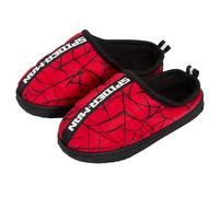 SPIDER-MAN Boys Slippers Black 11 UK Child