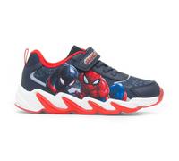 Spider-Man Boys Trainers Blue Kids Girls Easy Fasten Navy Light Up SIZE