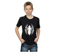 Spider-Man Boy's Ultimate Logo T-Shirt in Black | Size: 9 Years Spider-Man Black 9 Years