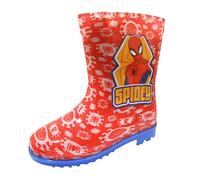 Spider-man Boys Wellington Rain Boots Wellies - UK Child Size 4