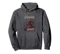 Spider-Man Carnage Pullover Hoodie, Adult Unisex, Dark Heather Grey, Medium