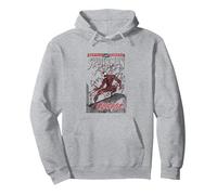 Spider-Man Carnage Pullover Hoodie, Adult Unisex, Heather Grey, Small