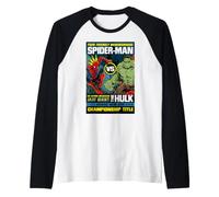 Spider-Man Day Spiderman Vs Hulk Raglan Baseball Tee