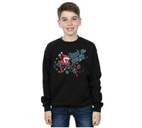 Spider-Man Deck The Walls Sweatshirt Marvel Black 7-8 Years