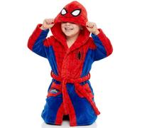 Spider Man Dressing Gown Kids age 3 4 5 years | Girls/Boys Dressing Gown Bathrobe | Marvel Gifts to complement Childrens Spiderman PJs/Marvel Pyjamas/Slippers/Clothes