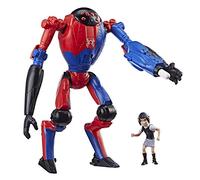 Spider-Man E2888 Battle Packs Manchester spiderman Action Figure, Red, Blue, Black, 6 inch