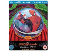 Spider-Man Far From Home 3D Limited Edition Steelbook / Import / Includes Region Free 2D Blu Ray and Bonus Disc