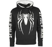 Spider-Man Game logo Hoodie black grey XL