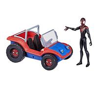 Spider-Man Hasbro Marvel Spider-Mobile 15-cm-scale Vehicle and Miles Morales Action Figure, Marvel Toys for Children Aged 4 and Up