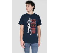 Spider Man Hero Stance Mens T-Shirt Navy Spider Man Navy XL
