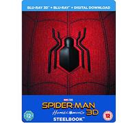 Spider-Man Homecoming 3D (Includes 2D Version) - Limited Edition Steelbook + Resin Magnet + Comic Book Blu-ray [2017] [Region Free]
