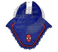 Spider Man Horse Ear Bonnet Fly Veil Crochet Equestrian Bonnet Full/Cob/Pony (Pony)