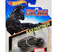 Spider-Man Hot Wheels, Marvel Character Car, Captain America: Civil War Black Panther Die-Cast Vehicle #27