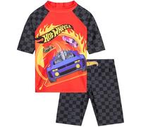 Spider-Man | Hot Wheels | Minions Boys Swimsuit Sets, 2 Pcs Swimming Costumes Swim Shorts & Rash Vest, Pool Holiday Essential