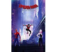 Spider-Man Into The Spider Verse (2018) Movie Poster Framed or Unframed Glossy Poster (A1 - 594 × 841 mm Unframed)