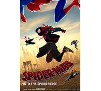 Spider-Man Into The Spider Verse (2018) Movie Poster Framed or Unframed Glossy Poster (A4-210 × 297 mm Unframed)