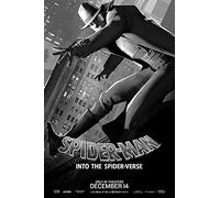 Spider-Man Into The Spider Verse (2018) V4 Animated Movie Poster Framed or Unframed Glossy Poster (A4-210 × 297 mm Unframed)